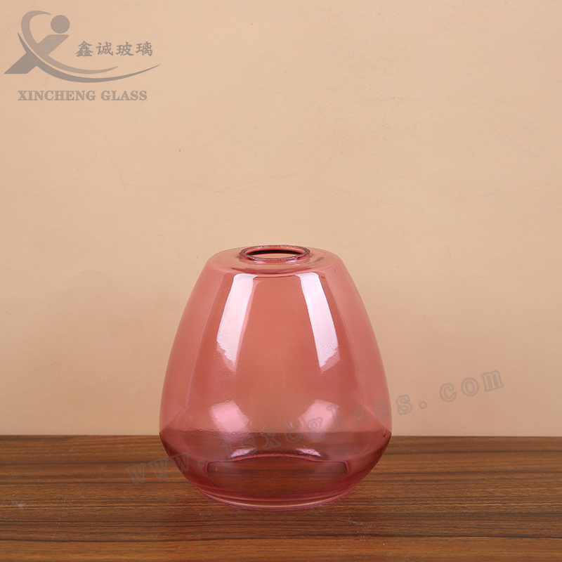 Pink Coated Glass Table Lampshades
